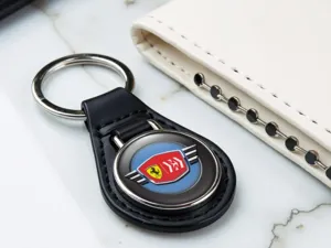 Ferrari Schlüsselanhänger Leder Hochwertiges Design Luxus